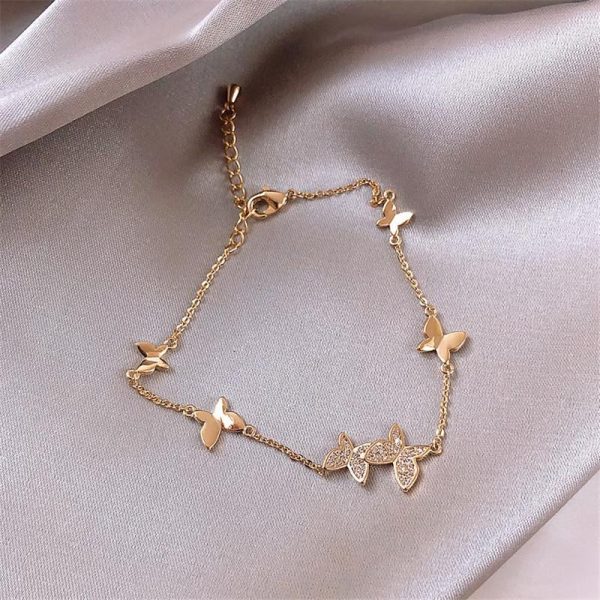 Crystal Butterfly Bracelet For Discount - Image 4