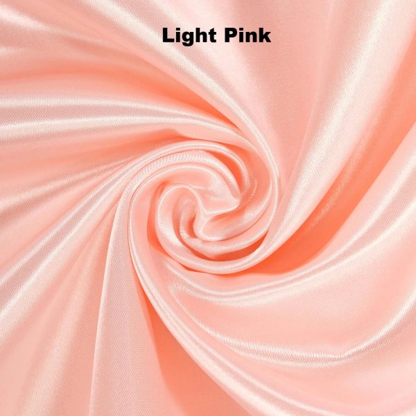 Custom Made SHEET SETS of Shiny & Slick Nouveau Polyester Bridal Satin, Queen, and Full sizes Online Sale - Image 5