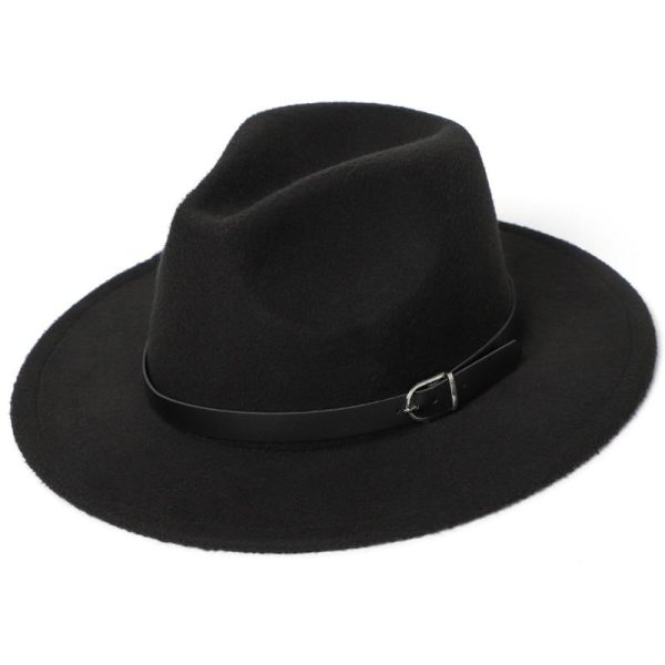 Women Felt Hat Winter Fedora Hat Women Felt Hats for Women For Cheap - Image 3