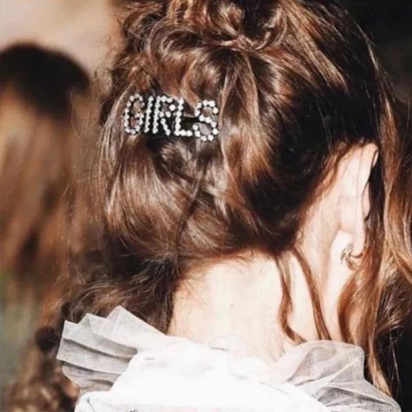 Bling Letter Hairpins Online Hot Sale - Image 5