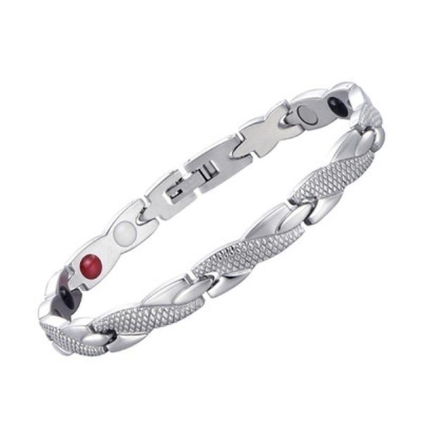 Twisted Magnetic Therapy Bracelet Trendy Energy Magnets Jewelry Online Sale - Image 2