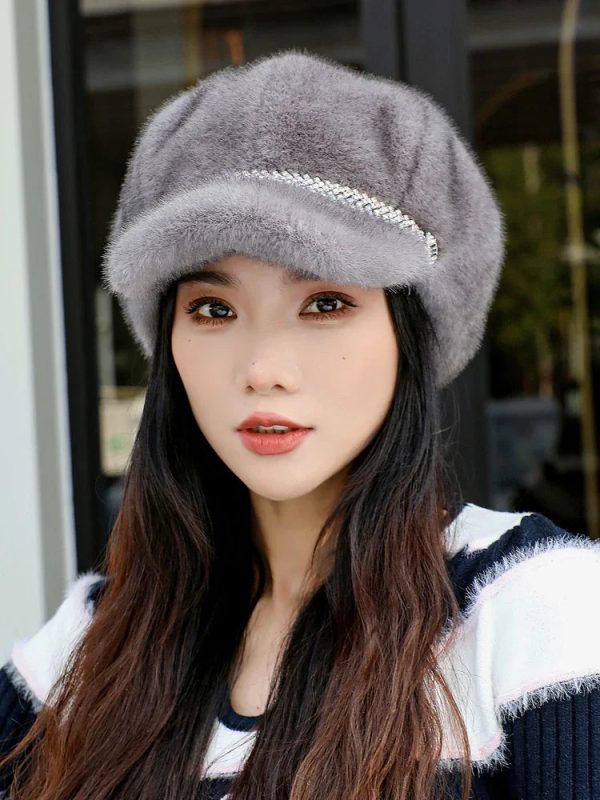 Adjustable Autumn Winter Casual Faux Fur Hat Outdoor Women s Cap Hot on Sale - Image 4