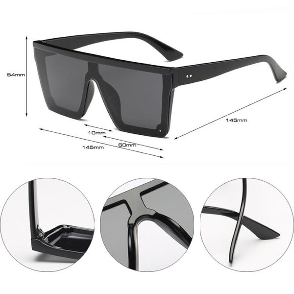 Classic Square Sunglasses Cheap - Image 3