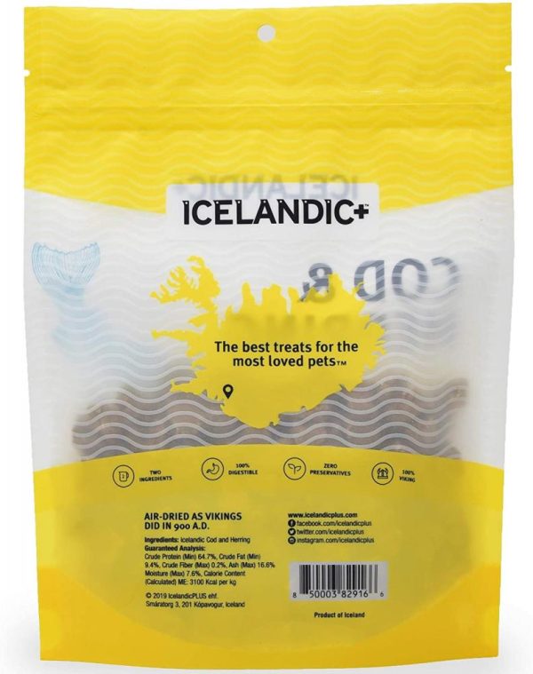 Icelandic+ Cod & Herring Combo Bites Fish Dog Treats Online Sale - Image 5
