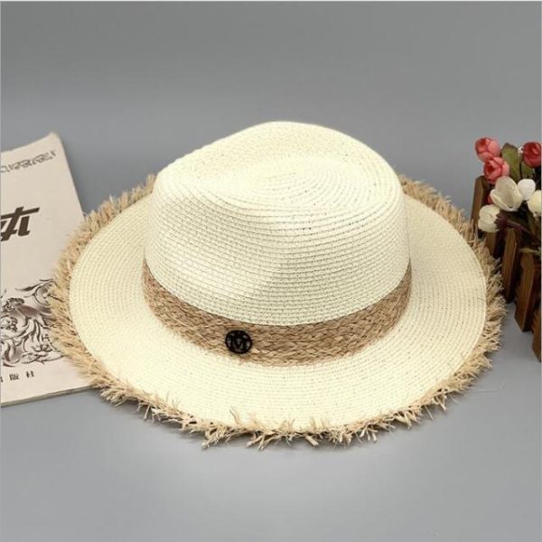 Summer Hat Handmade Raffia Fedora Hats For Women Popular Cool Hat Fashion - Image 5