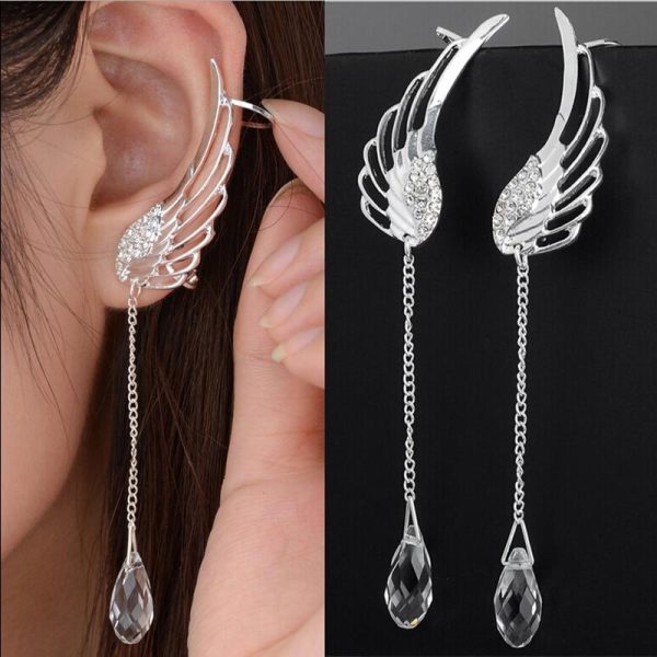 Angel Wing Drop Earrings Drop Dangle Ear Stud For Women Online now