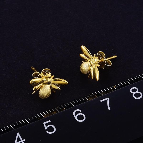 Honeybee Stud Earrings for Women Cute Fine Jewelry on Sale - Image 2