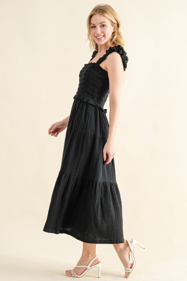 And The Why Smocked Ruffled Tiered Dress Online - Image 3