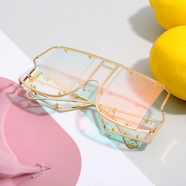 Oversized Square Sunglasses Unique And Fashionable Eyewear Online Hot Sale - Image 2