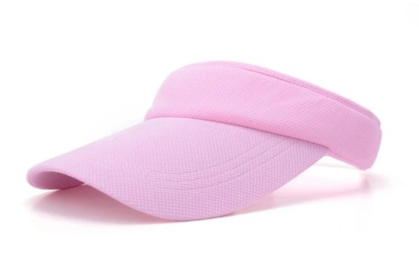 Adjustable Sun Sports Solid Color Cap Striped Golf Tennis Visor Hat Sale