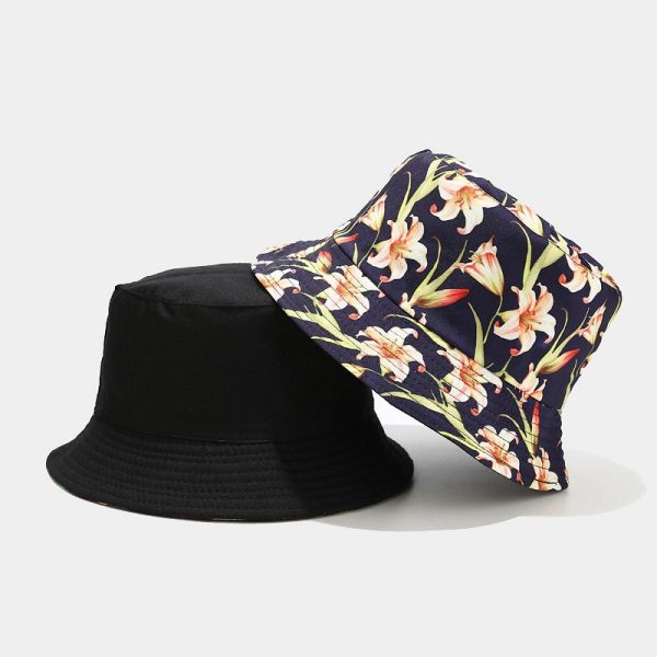 Vintage Bucket Hat Women Summer Sun Hats Reversible Fisherman Hat Cheap - Image 5
