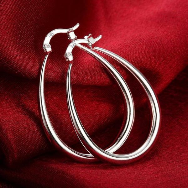 Circle Hoop Earrings For Women Fashion Charm Jewelry Hot on Sale