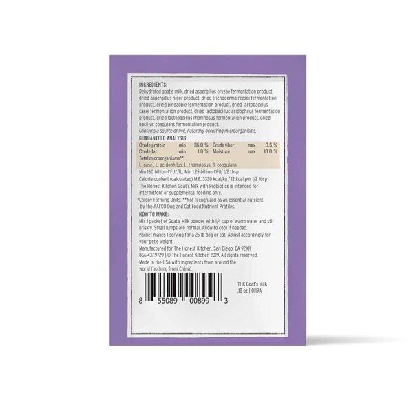 The Honest Kitchen Daily Boosters Probiotic Goat s Milk Liquid Treat for Dogs and Cats For Cheap - Image 3