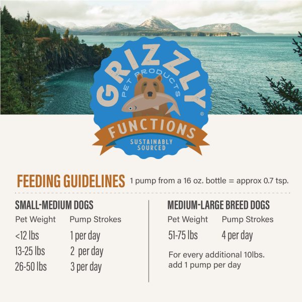 Grizzly Pet Products Hip and Joint Liquid Supplement for Dogs Hot on Sale - Image 4