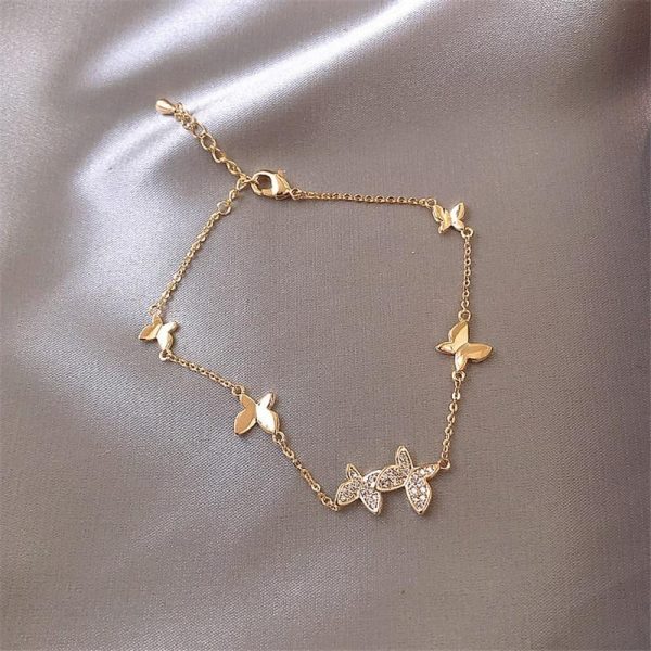 Crystal Butterfly Bracelet For Discount - Image 2