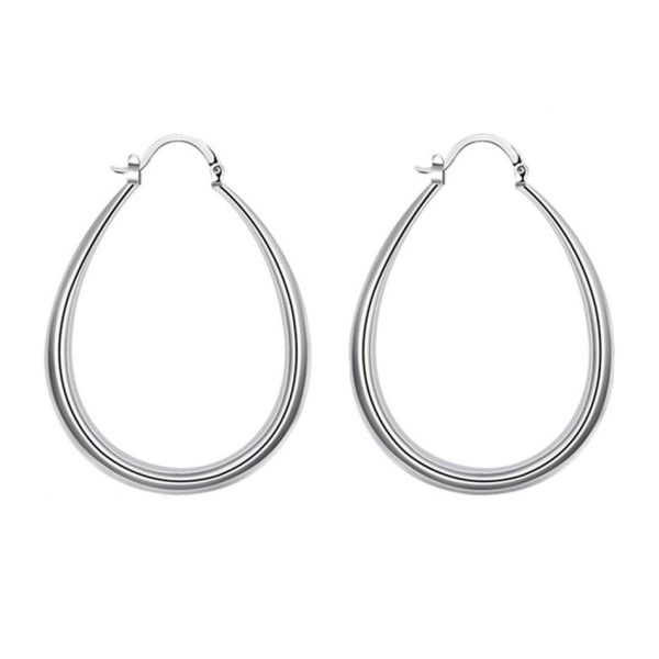 Circle Hoop Earrings For Women Fashion Charm Jewelry Hot on Sale - Image 2