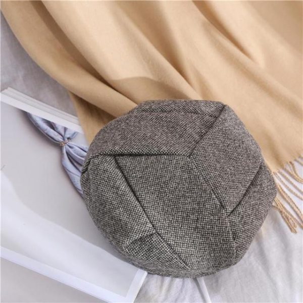 Vintage Beret Cap Octagonal Hat Autumn Winter Hats For Women Online now - Image 5