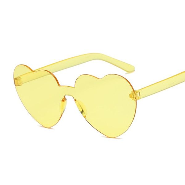 Love Heart Sunglasses For Women Fashionable Cute Sunglasses Fashion - Image 2