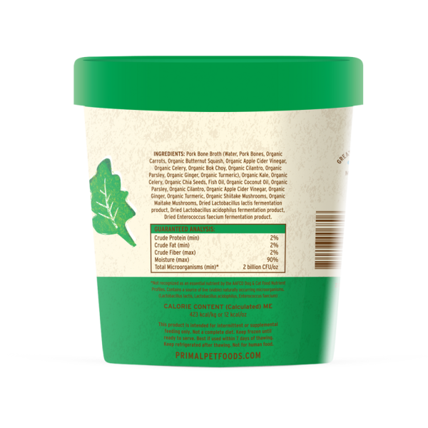 Primal Fresh Toppers Power Greens Recipe for Dogs & Cats Online - Image 2