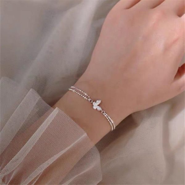 ﻿Butterfly Charm Bracelet on Sale - Image 2