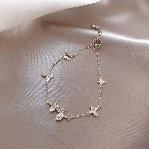 Crystal Butterfly Bracelet For Discount - Image 3