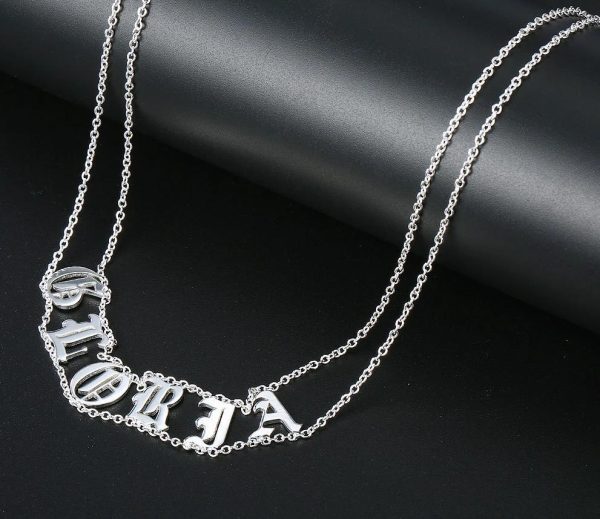 Old English Necklace Choker For Sale - Image 5