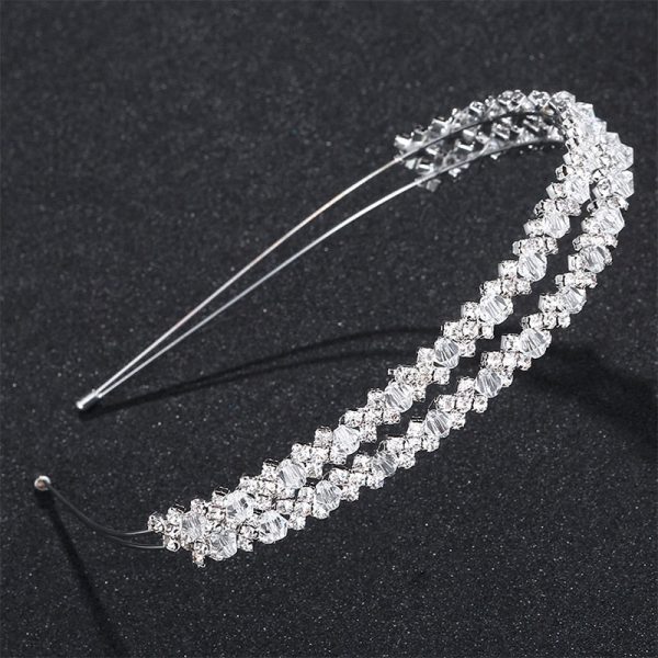 Crystal Rhinestones Hairbands Tiaras Beads Crowns Hair Accessories on Sale