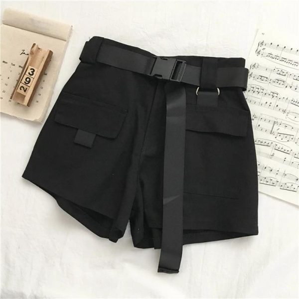 Streetwear Shorts Women Woman High Waist Wide Leg Cargo Women s Shorts Hot on Sale