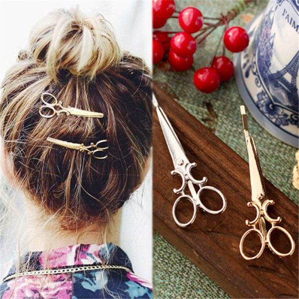 Creative Scissors Shape Hair Clip For Discount