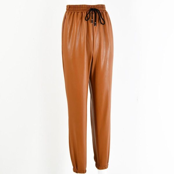 Elastic Leather Pants Cheap - Image 5