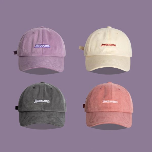 Awesome Women Baseball Caps Embroidered Women Cap Snapback Hat on Sale