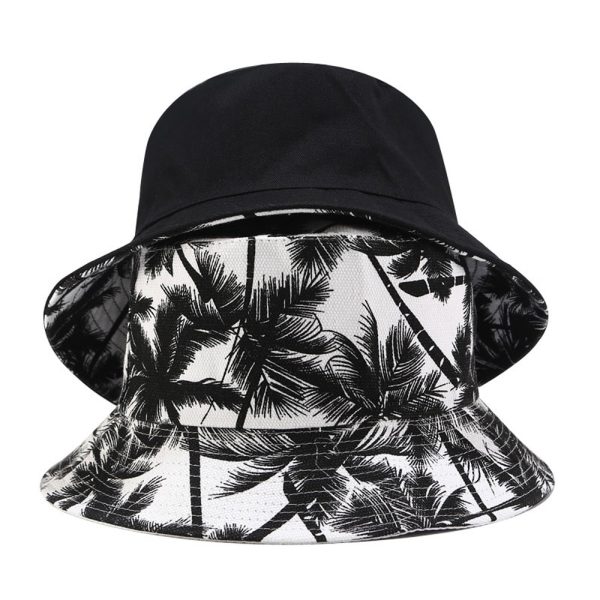 Summer Reversible Printed Fisherman Caps Bucket Women Hats Discount - Image 2