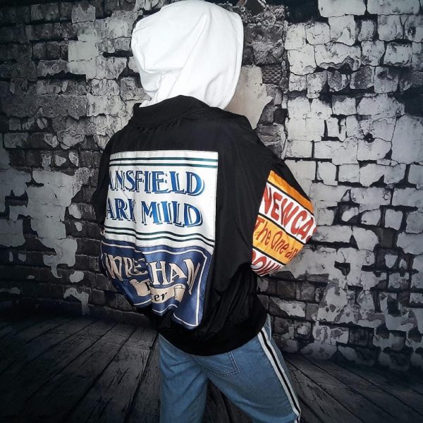 Windbreaker Coat Patch Loose Bomber Jacket Casual Oversize Jacket Online Hot Sale - Image 3