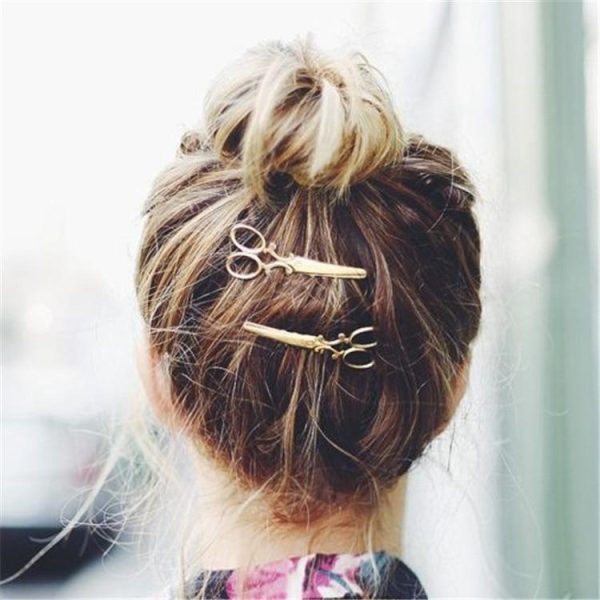 Creative Scissors Shape Hair Clip For Discount - Image 2
