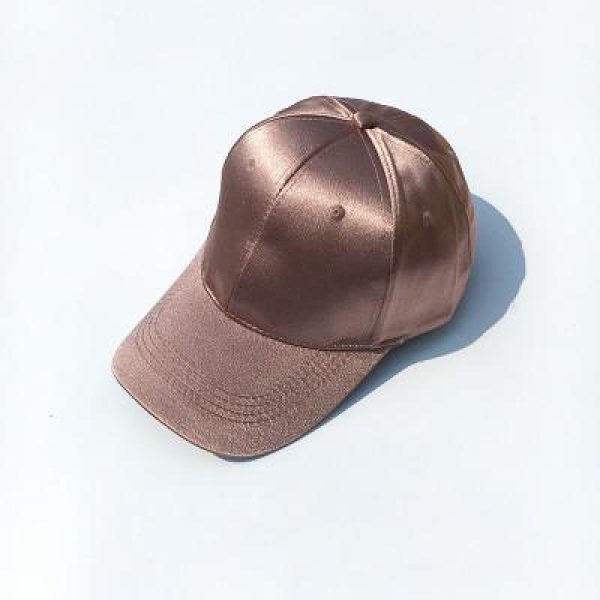 Baseball Cap Hat For Women Satin Sold Baseball Cap Snapback Casual Cap Hot on Sale - Image 5