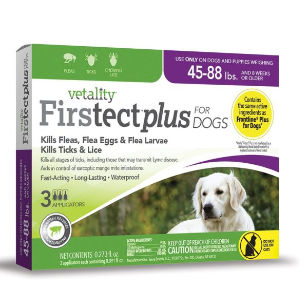 Vetality Firstect Plus Monthly Topical Flea and Tick Treatment for Large Dogs on Sale