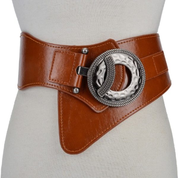 Women Wide Waist Elastic Stretch Belt Women Girdlestrap Belts Hot on Sale - Image 5