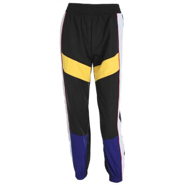 High Waist Patchwork Cargo Pants Hot on Sale - Image 3