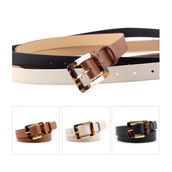Leopard Print Buckle Belt on Sale - Image 4