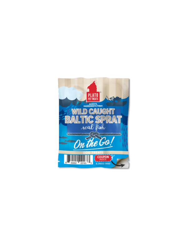 Plato On The Go! Wild Caught Baltic Sprat Dog Treats Fashion