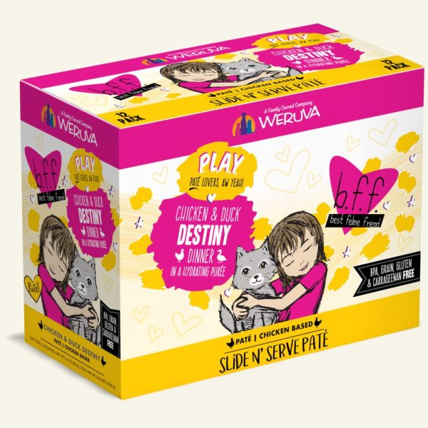 Weruva PLAY - Paté Lovers, Aw Yeah! Chicken & Duck Destiny Hot on Sale