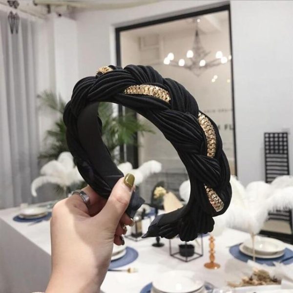 Cross Knot Braid Headband on Sale