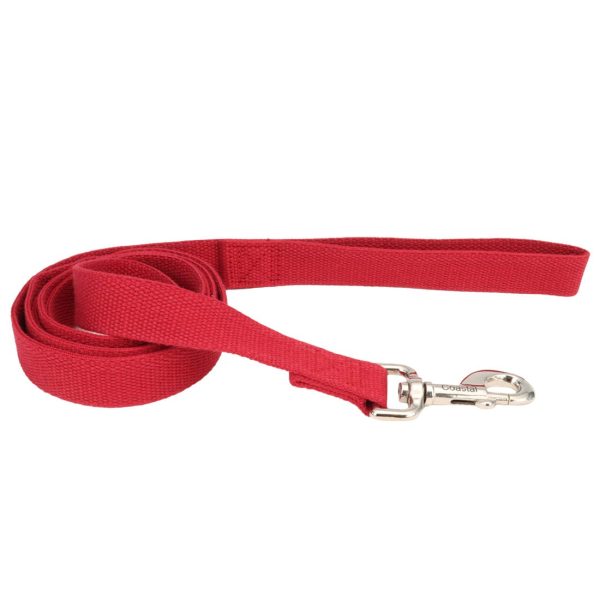 Coastal Pet Products New Earth Soy Dog Leash in Cranberry For Cheap