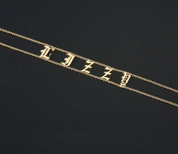 Old English Necklace Choker For Sale - Image 4