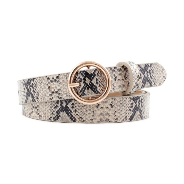 Maya Statement Belt Leopard Snake And Zebra Print Belt Sale - Image 3