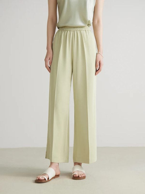 Simple Commuting Style Versatile Straight Casual Pants for Women For Cheap