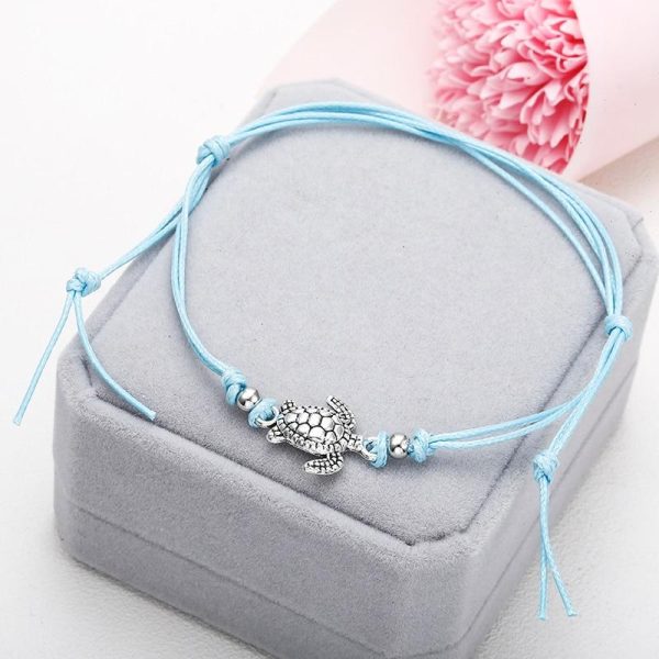 Turtle Shape Rope Anklets For Women Rope Anklets The Leg Foot Chain Online - Image 3