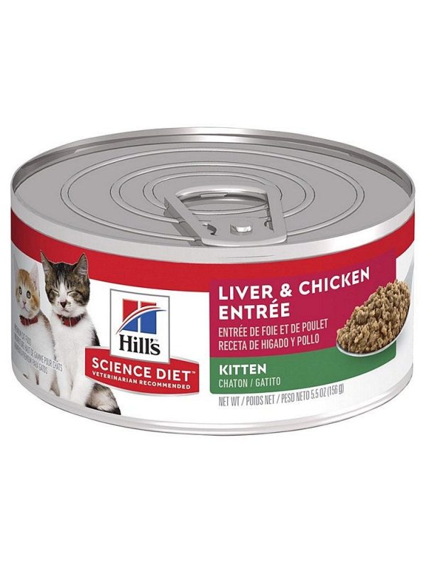 Hill s Science Diet Kitten LIver Chicken Entree for Cats Fashion