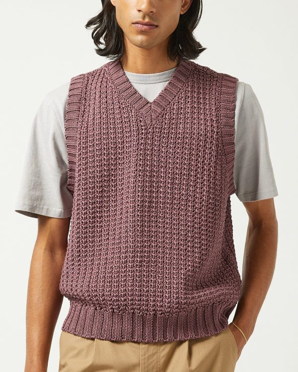 Mercerized Vest - Violet Online Sale - Image 3