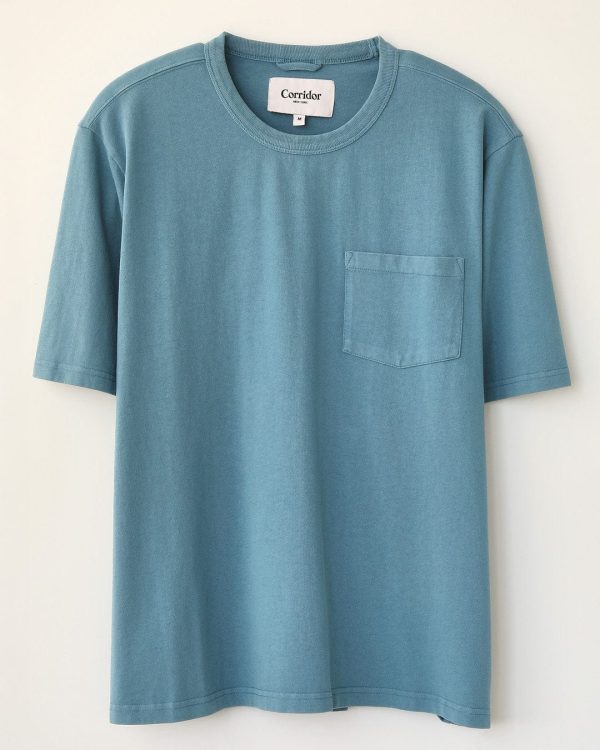 Garment Dye Tee - Aegean Blue Online now
